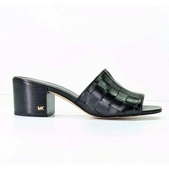 Michael Kors Women's Ingrid Woven Mid-Heel Mule Sandals Size 7 (MSRP $155) - Picture 2 of 9